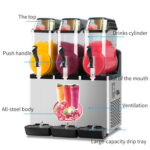 Wutfly Triple 3 Gallon Frozen Beverage Machine - Image 3